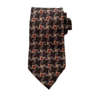 ROBERT TALBOTT Hand Printed Silk Tie
